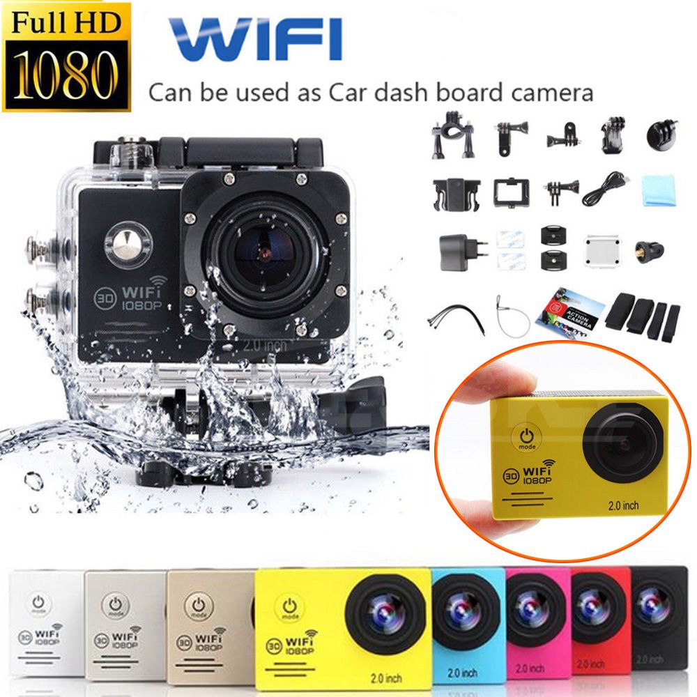 1080P Full HD Sport Action Mini Camera Camcorder Wifi Wireless