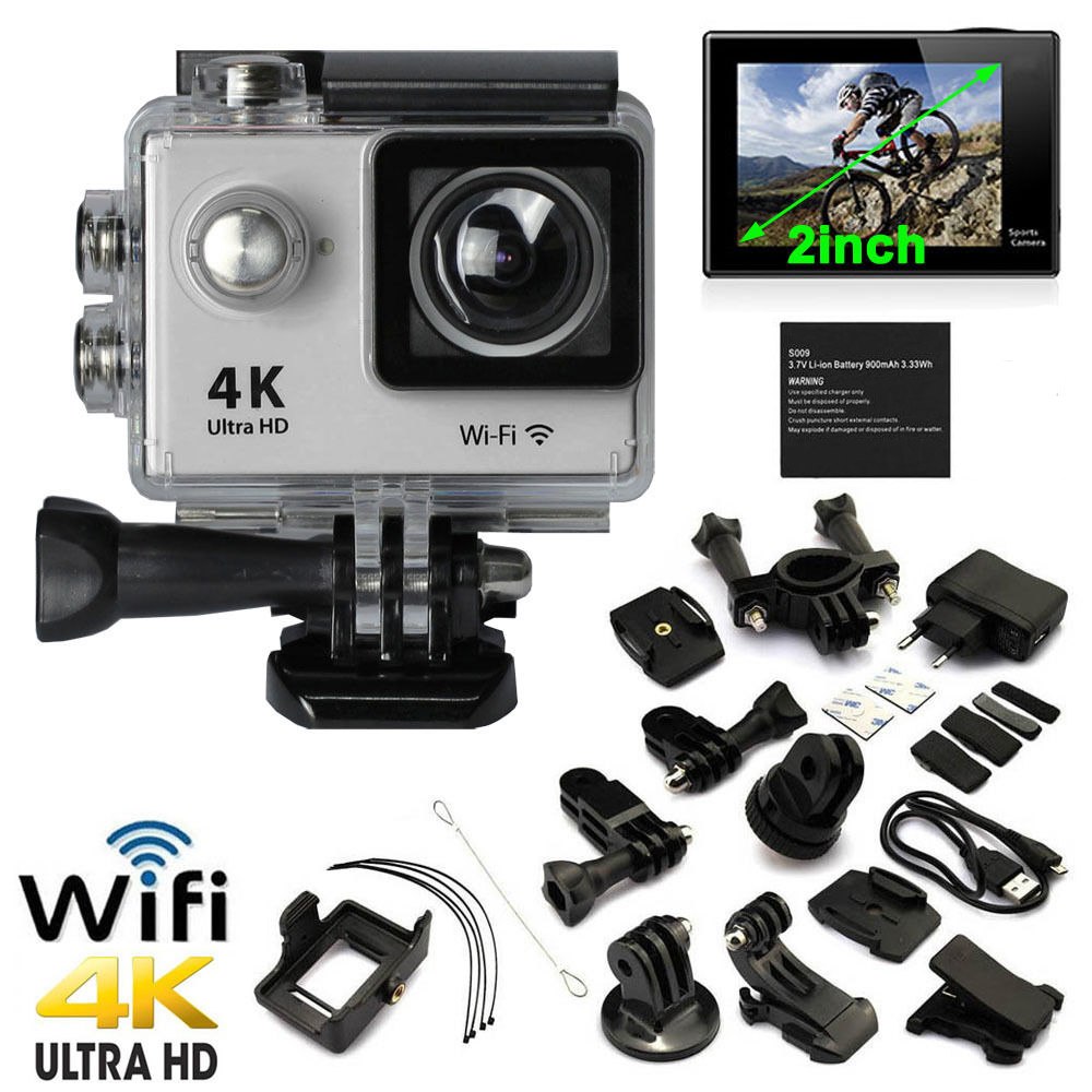 4K 1080P HD Action Sport Mini Camera Waterproof Cam Wifi Camcorder